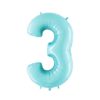 Giant Light Blue Giant Number Balloon - 40 Inches