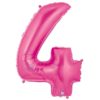 Giant Hot Pink Number Balloon - 40 Inches