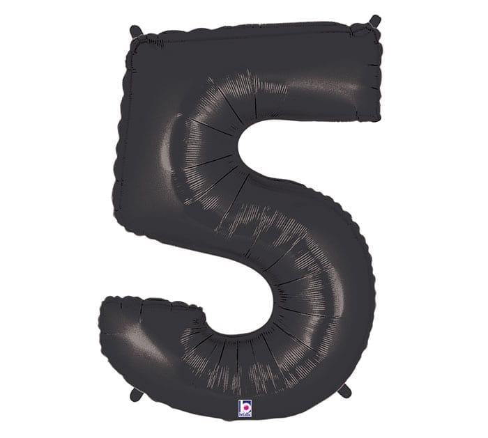 Giant Black Number Balloon - 40 Inches