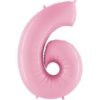 Giant Light Pink Giant Number Balloon - 40 Inches