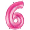 Giant Hot Pink Number Balloon - 40 Inches