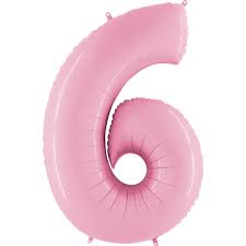 Giant Light Pink Giant Number Balloon - 40 Inches