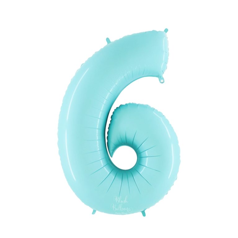 Giant Light Blue Giant Number Balloon - 40 Inches