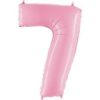 Giant Light Pink Giant Number Balloon - 40 Inches