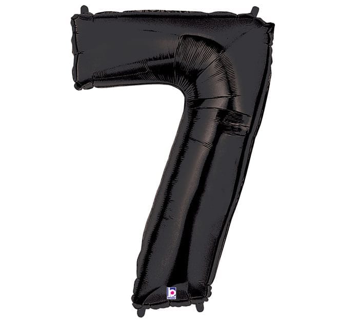 Giant Black Number Balloon - 40 Inches