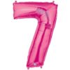 Giant Hot Pink Number Balloon - 40 Inches