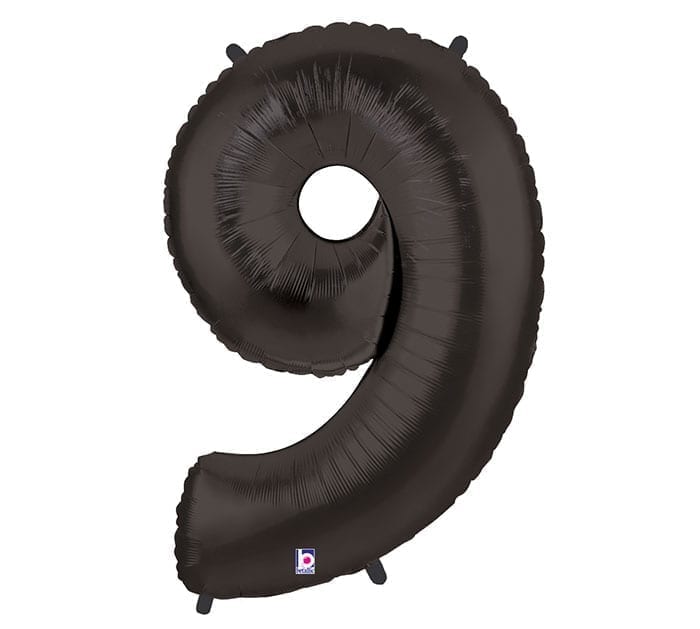 Giant Black Number Balloon - 40 Inches