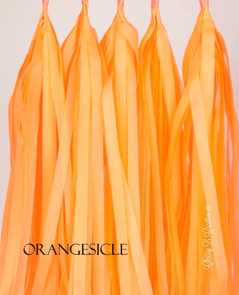 orangesicle.jpg DIY Tissue Tassels - Pack of 5 Pre-Cut Tassels