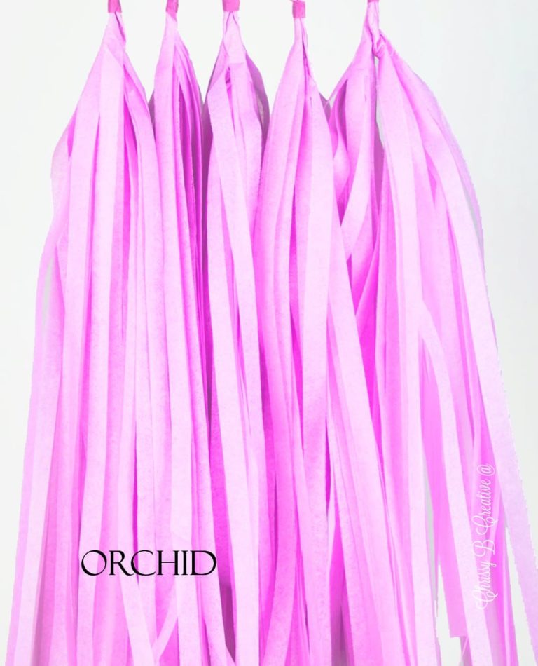 orchid.jpg DIY Tissue Tassels - Pack of 5 Pre-Cut Tassels